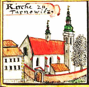 Kirche zu Tarnowitz - Koci, widok oglny